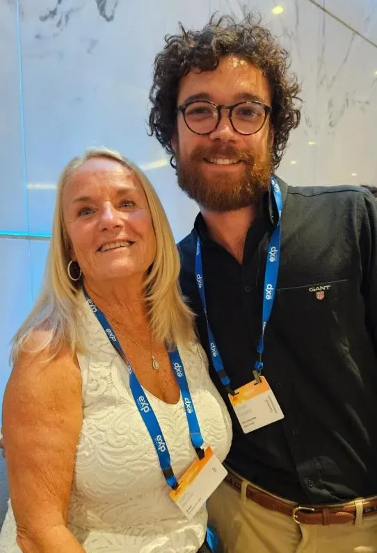 Kathy and Tomas together at an international event!