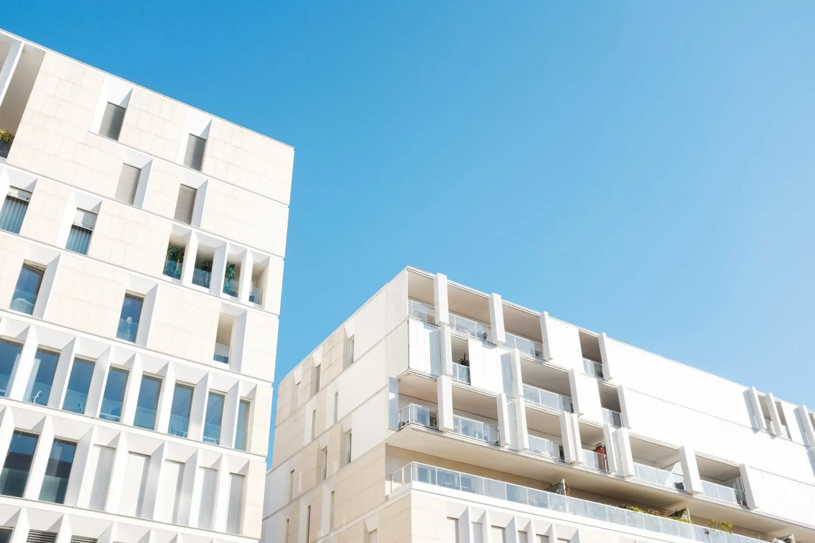 Buildings and blue sky