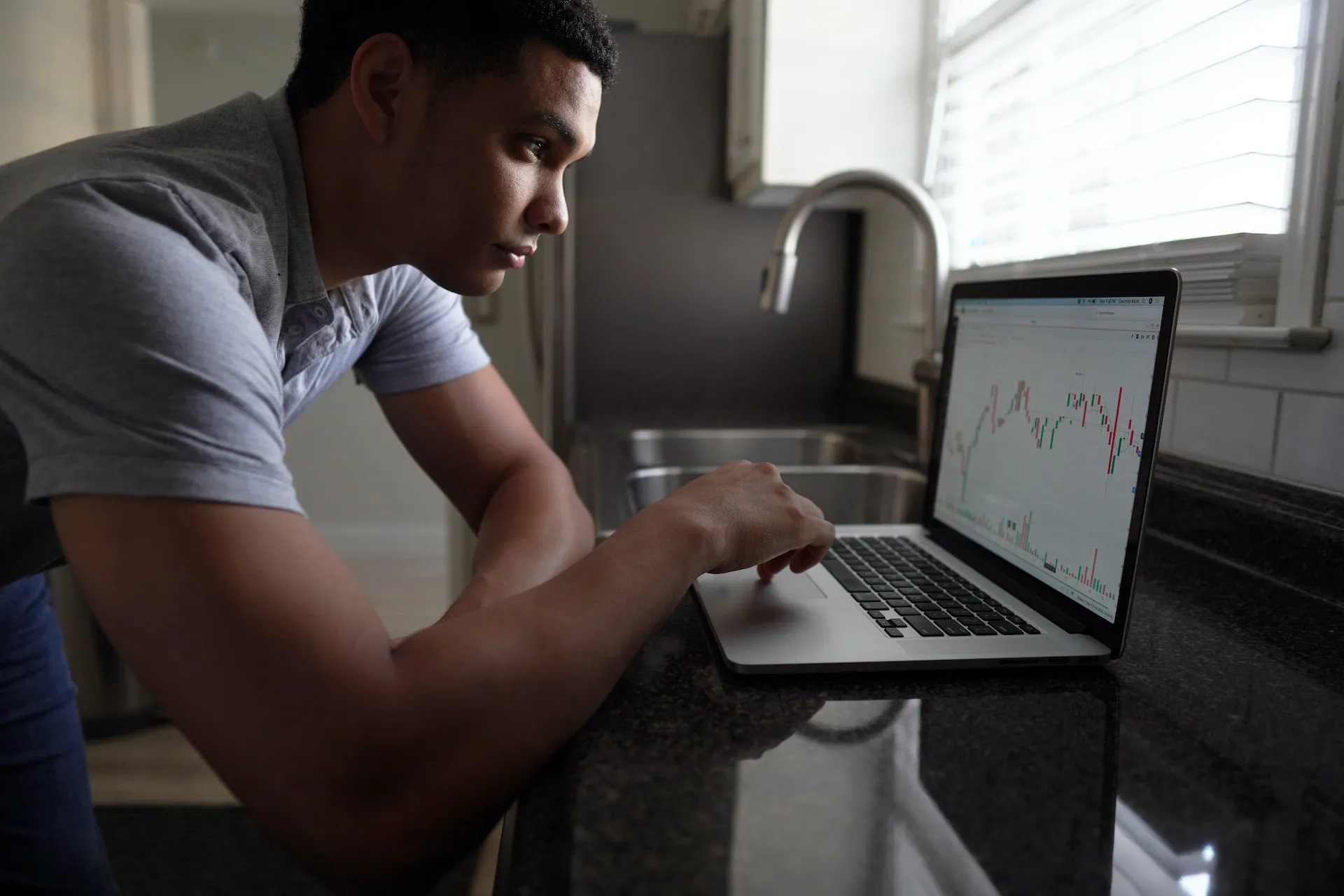 A real estate investor monitoring his achievements and goals met.