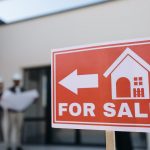 A For Sale Sign Advertising a Home