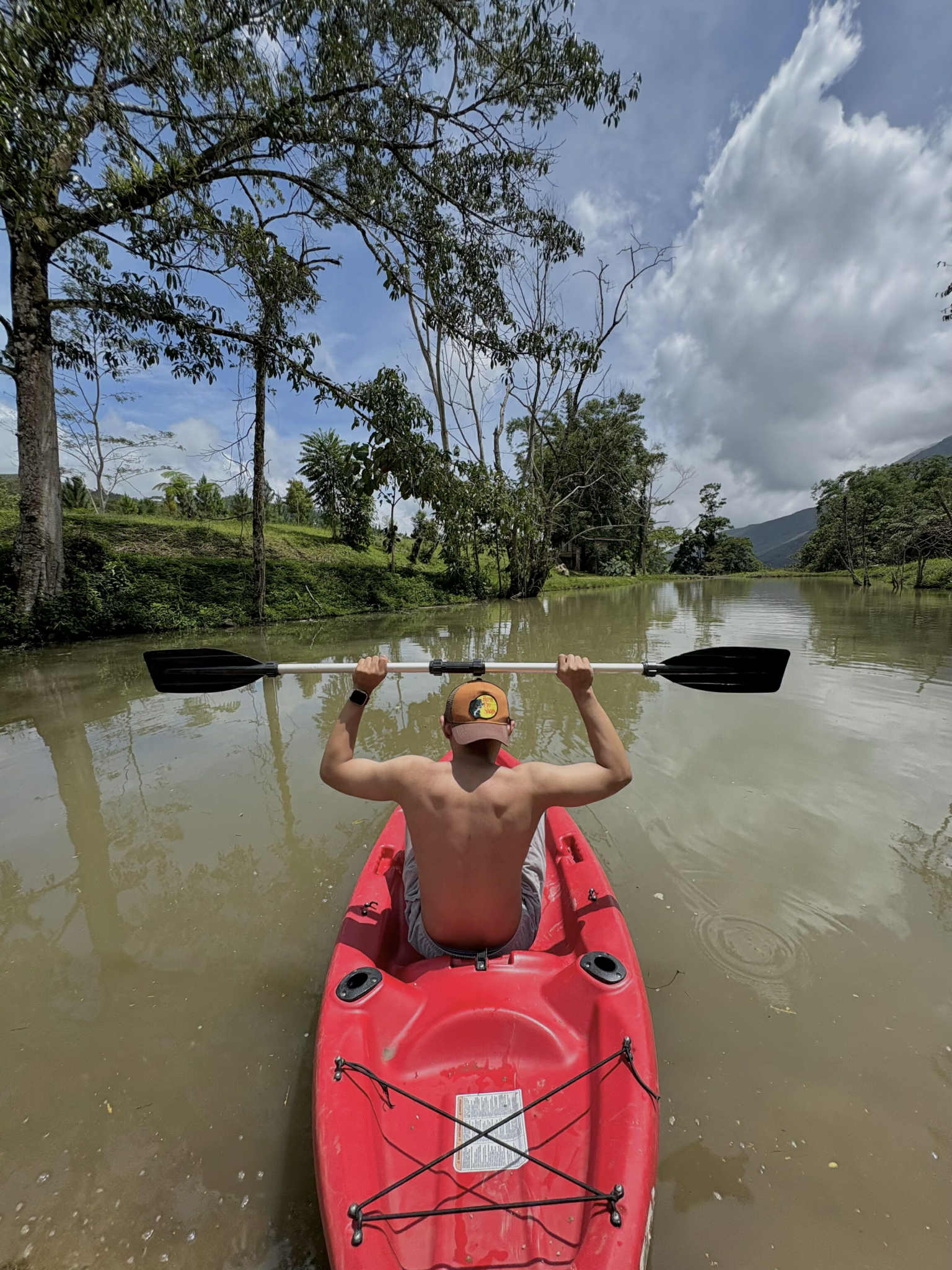 ben with kayak boat
