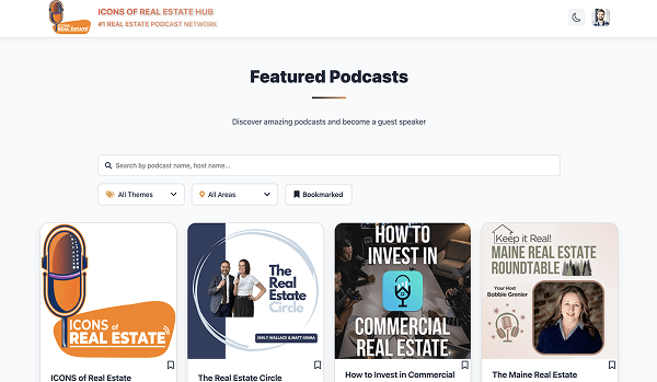 Icons of real estate hub