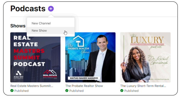 Podcast hub