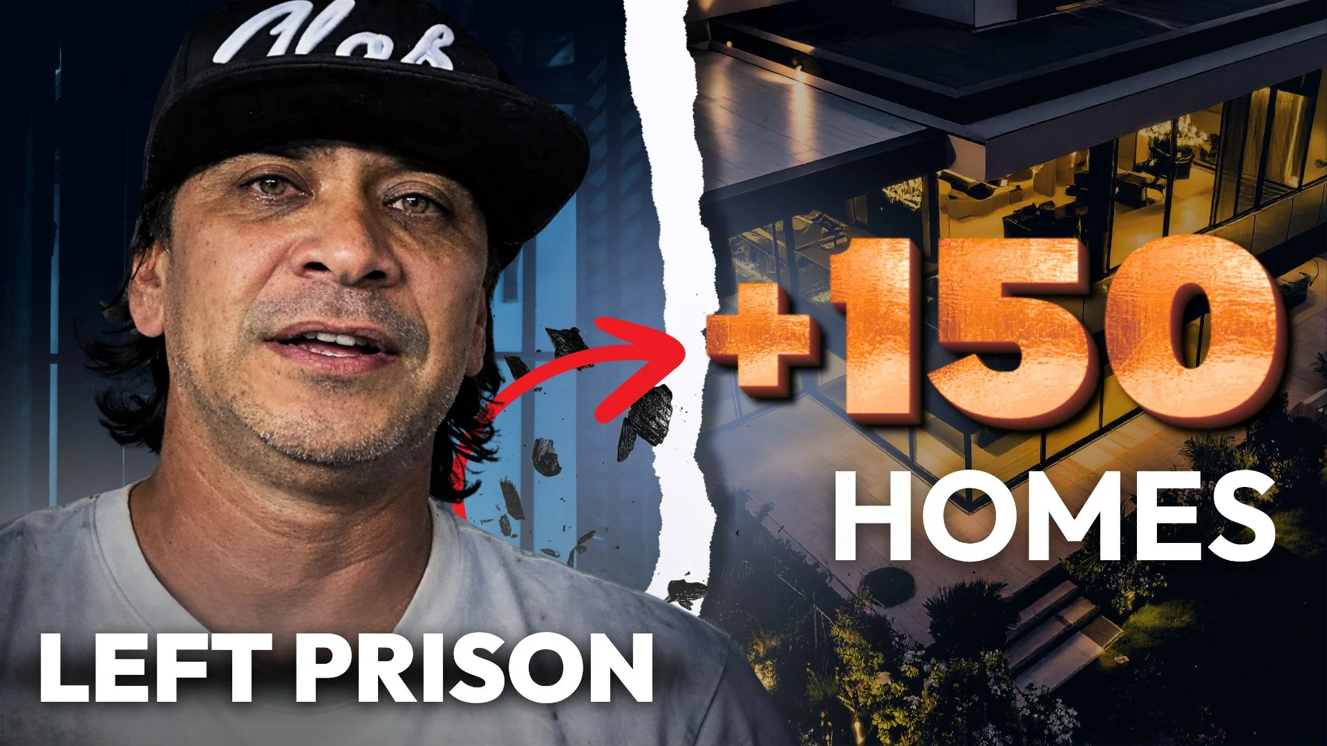 Fuzzy Jardine's YouTube episode thumbnail — Left Prison, +150 Homes